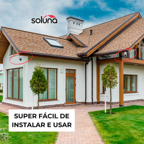 [LEVE 4 PAGUE 1] Câmera de Segurança 360° HD com Visão Noturna + BRINDES: Tranca Elétrica + Mini Refletor LED